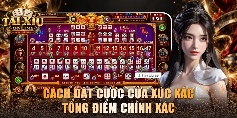 Home 18 Cách đặt cược cửa xúc xắc tổng điểm chính xác
