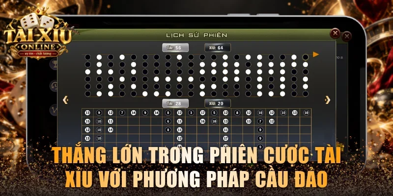 Thắng lớn trong phiên cược Tài xỉu với phương pháp cầu đảo