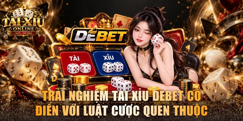 Trải nghiệm tài xỉu Debet cổ điển với luật cược quen thuộc