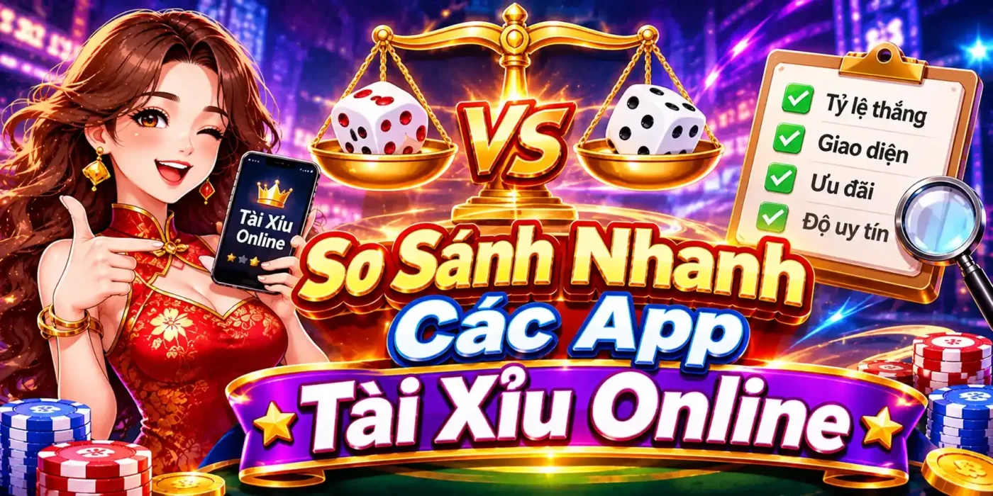 So sánh điểm nổi bật các app Tài Xỉu Online